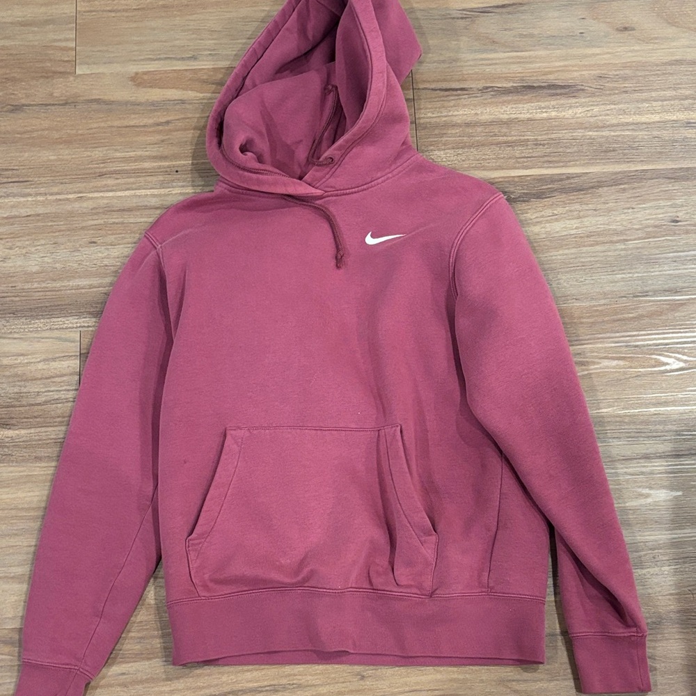 Nike Womens Pink Pullover Hoodie